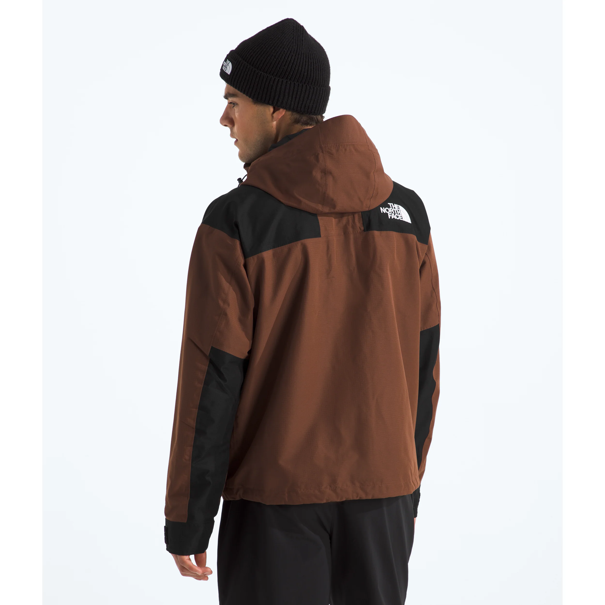 The North Face Men's DRYVENT™ Mono Mountain Jacket in Ember Soil/TNF Black - Image 3