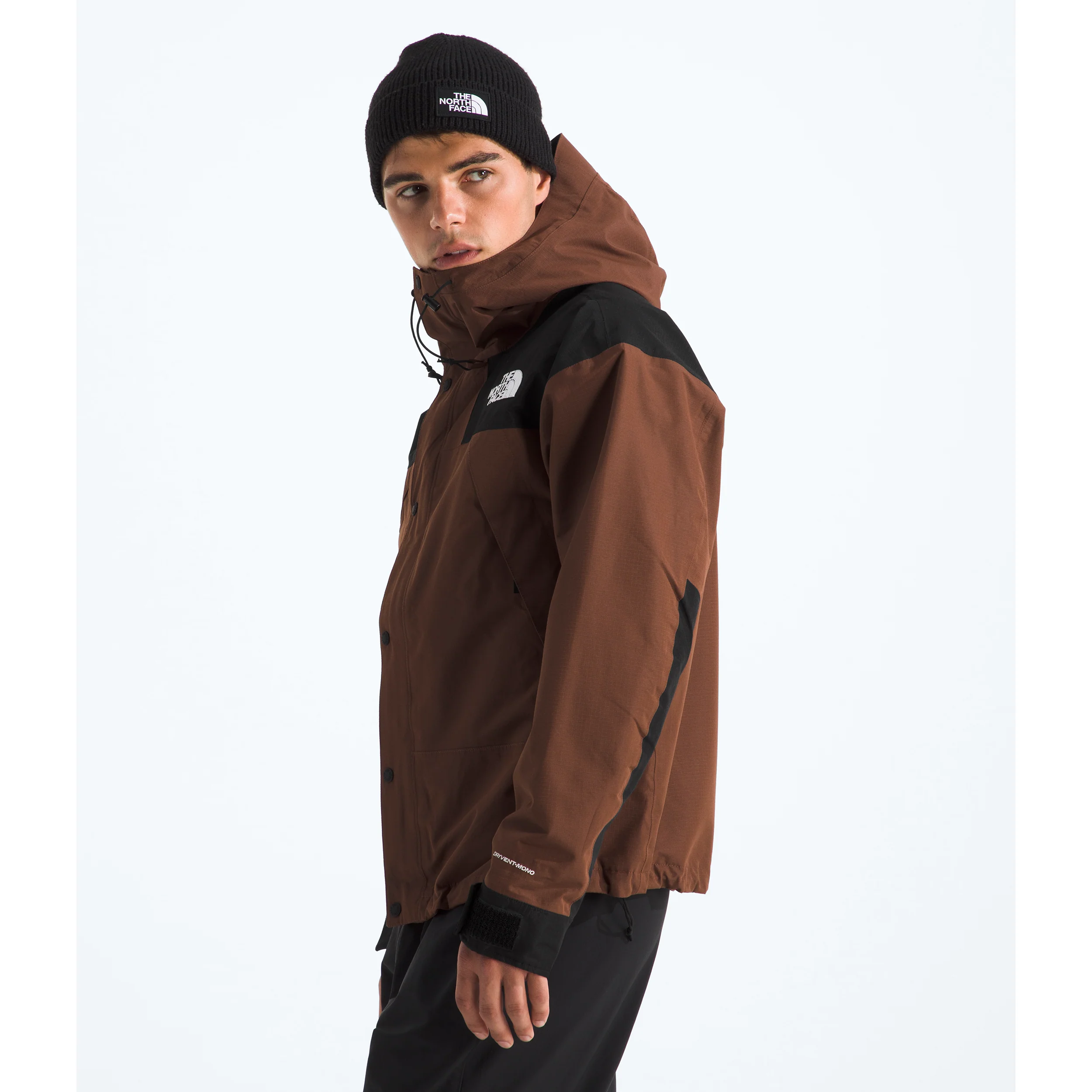 The North Face Men's DRYVENT™ Mono Mountain Jacket in Ember Soil/TNF Black - Image 6