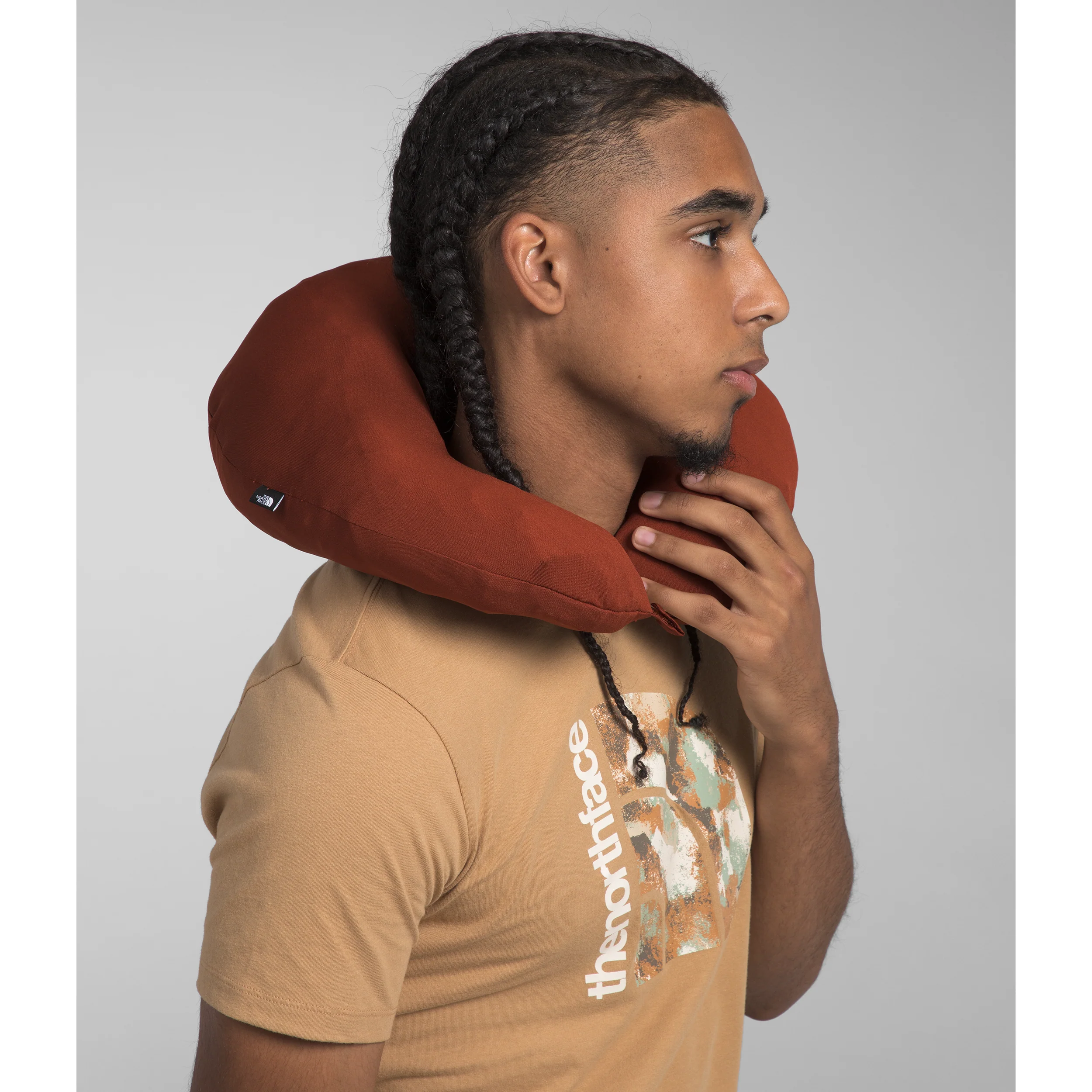 The North Face Men's Graus Down Packable Jacket in Brandy Brown - Image 3