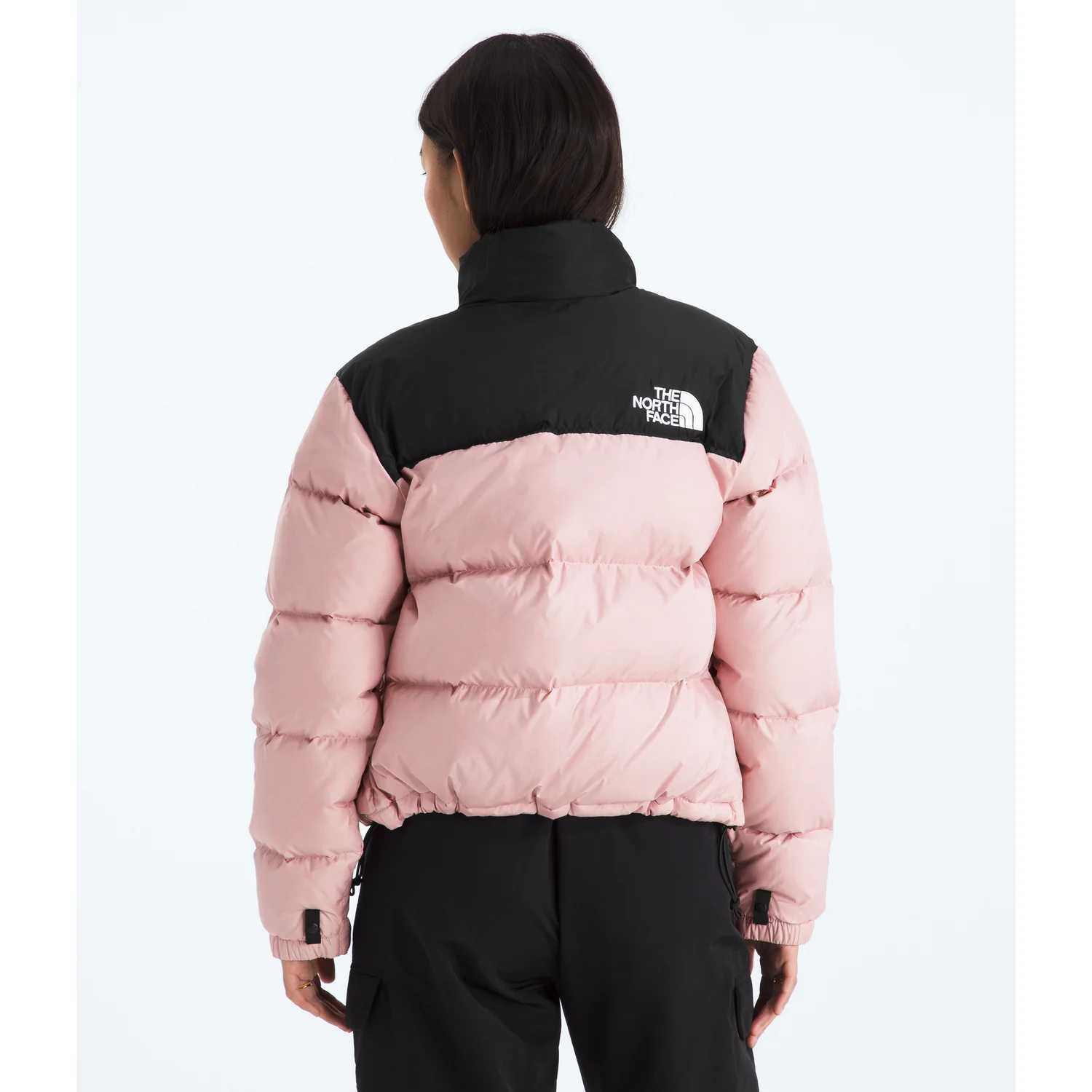 The North Face Women’s 1996 Retro Nuptse Jacket in Metal Pink/TNF Black - Image 6