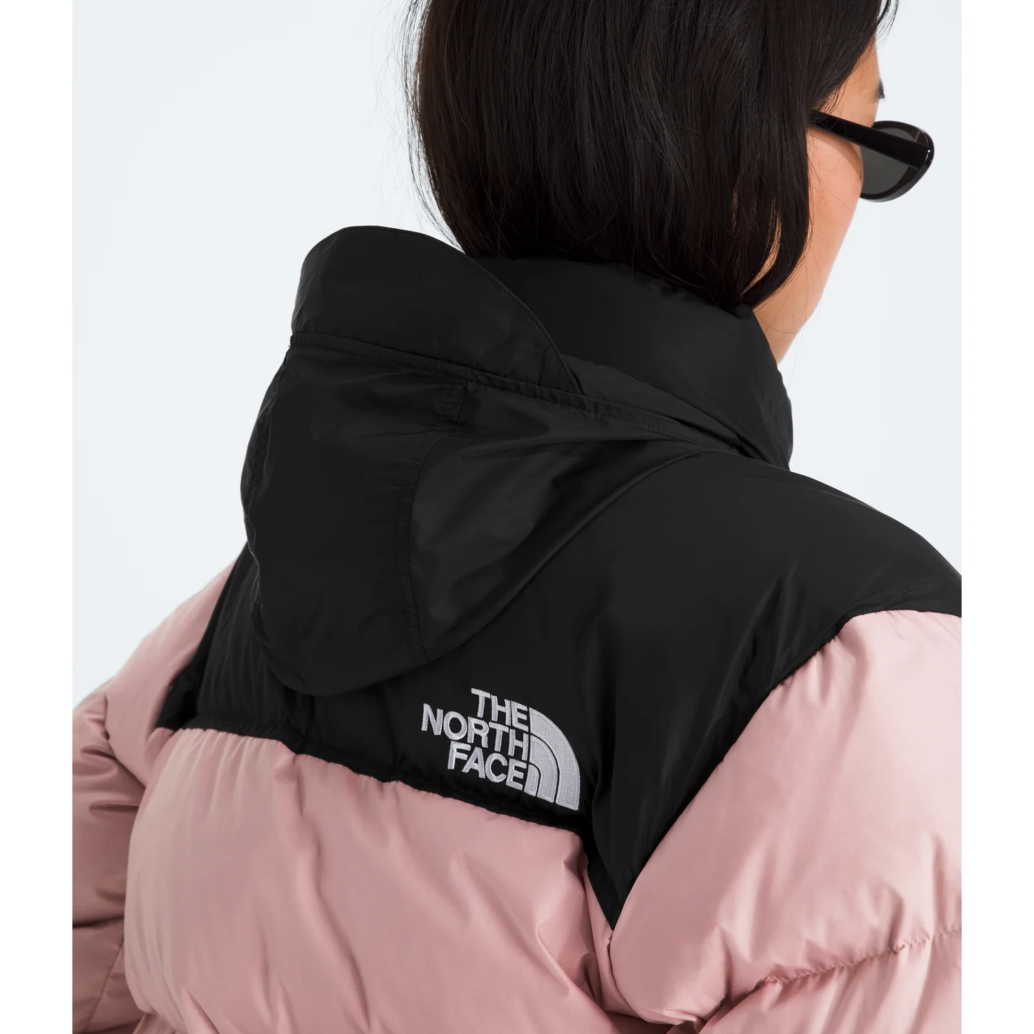The North Face Women’s 1996 Retro Nuptse Jacket in Metal Pink/TNF Black - Image 8