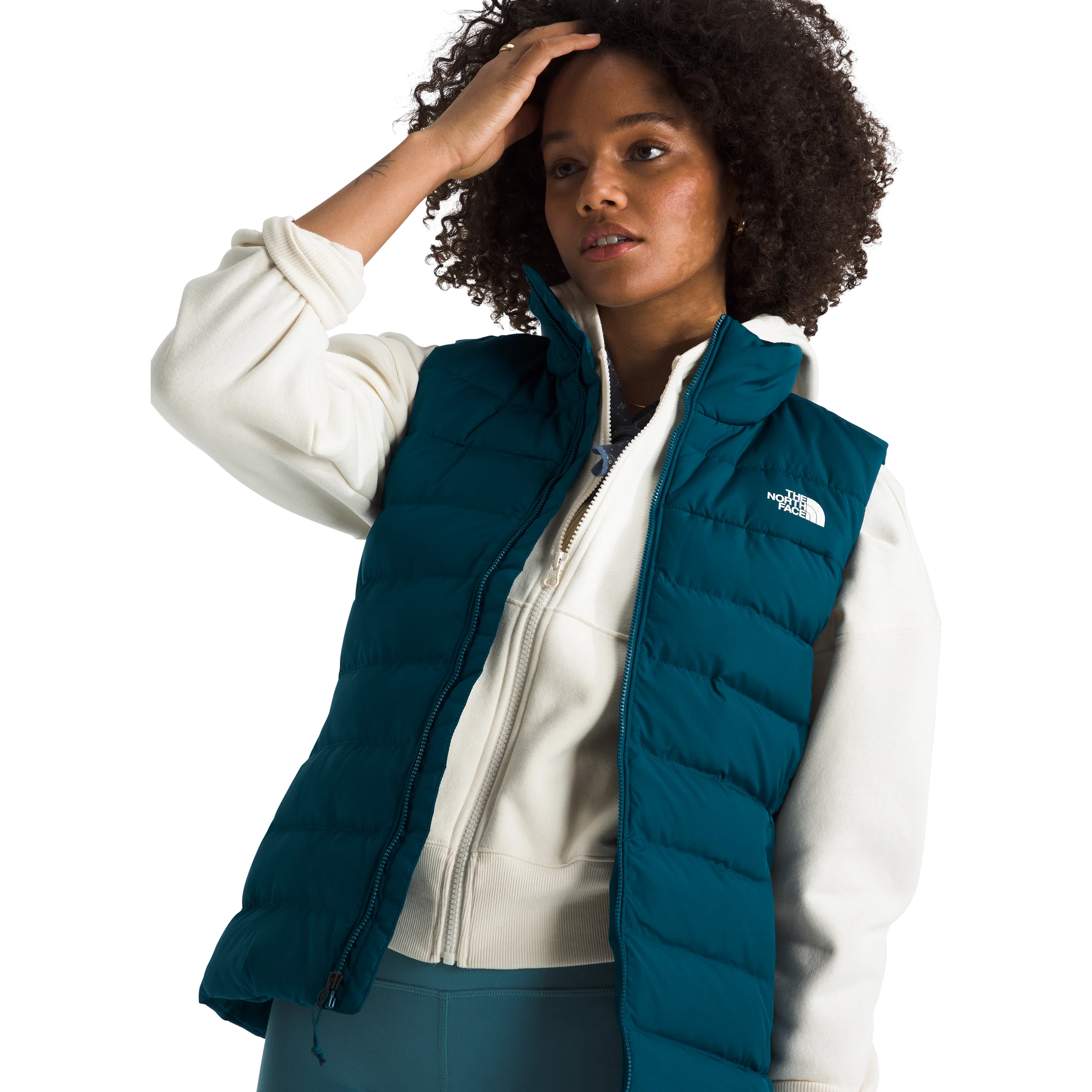 The North Face Women's Aconcagua 3 Vest in Midnight Petrol - Image 3