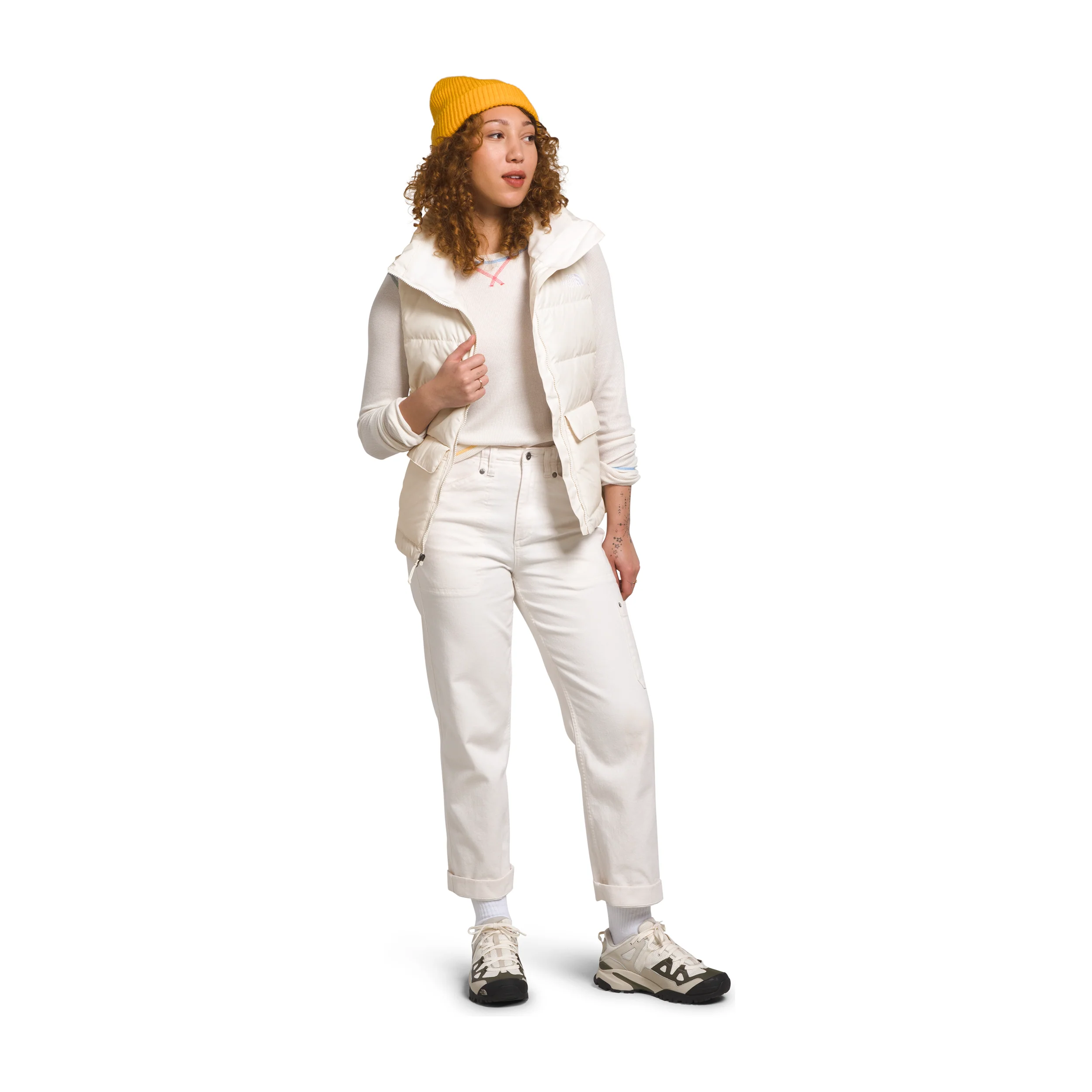 The North Face Women's Gotham Vest in Gardenia White - Image 2
