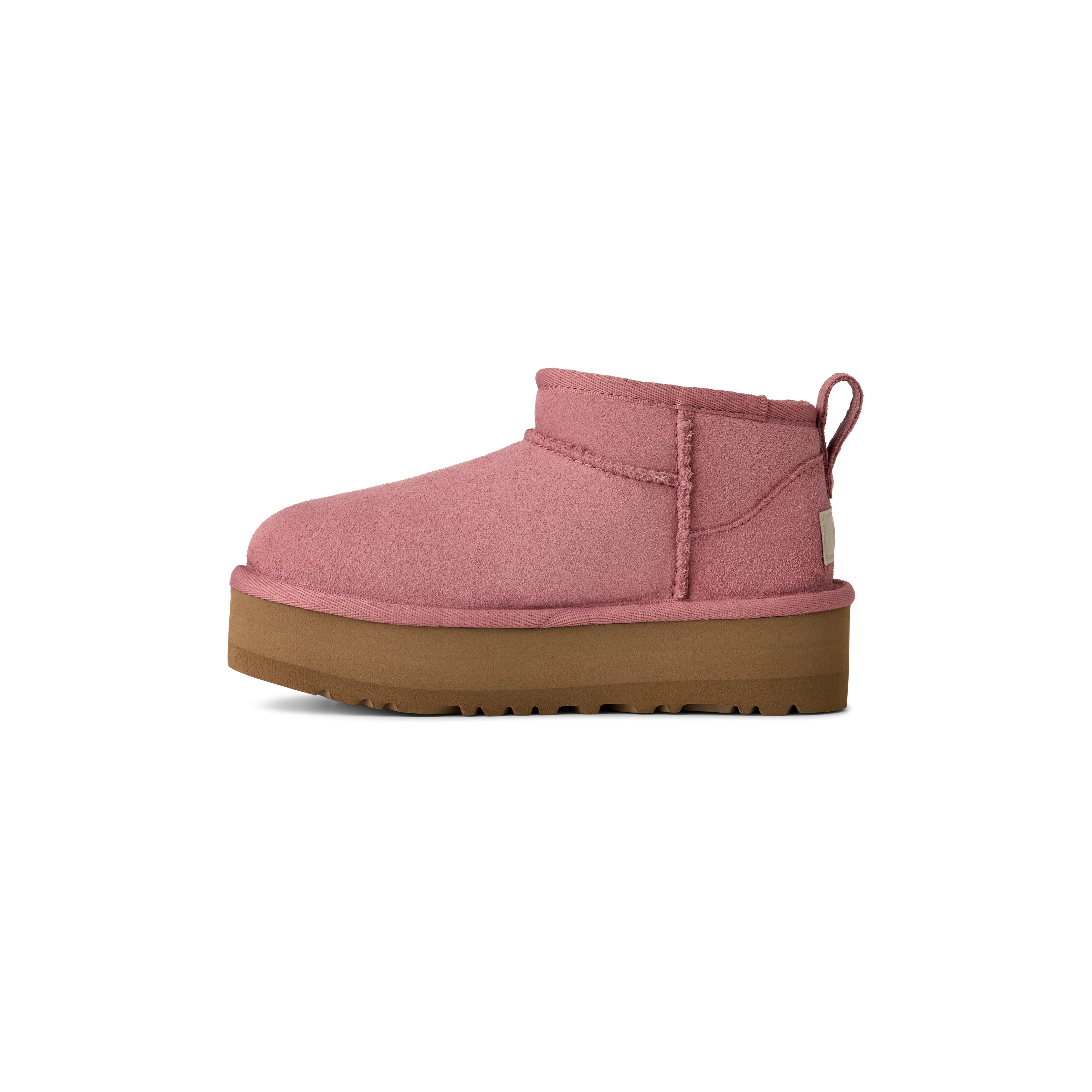 UGG Kid's Classic Ultra Mini Platform in Pink Dawn - Image 3