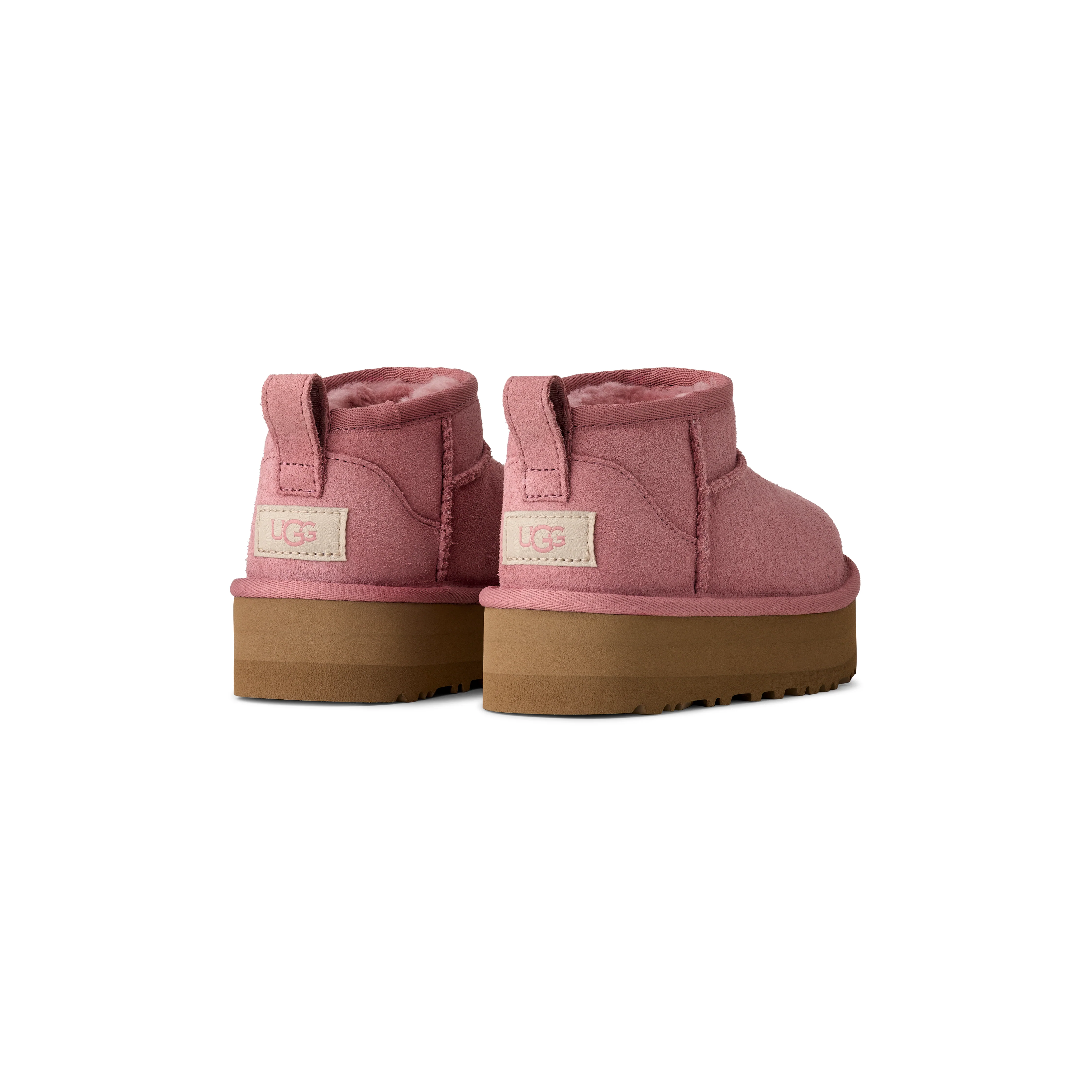 UGG Kid's Classic Ultra Mini Platform in Pink Dawn - Image 4
