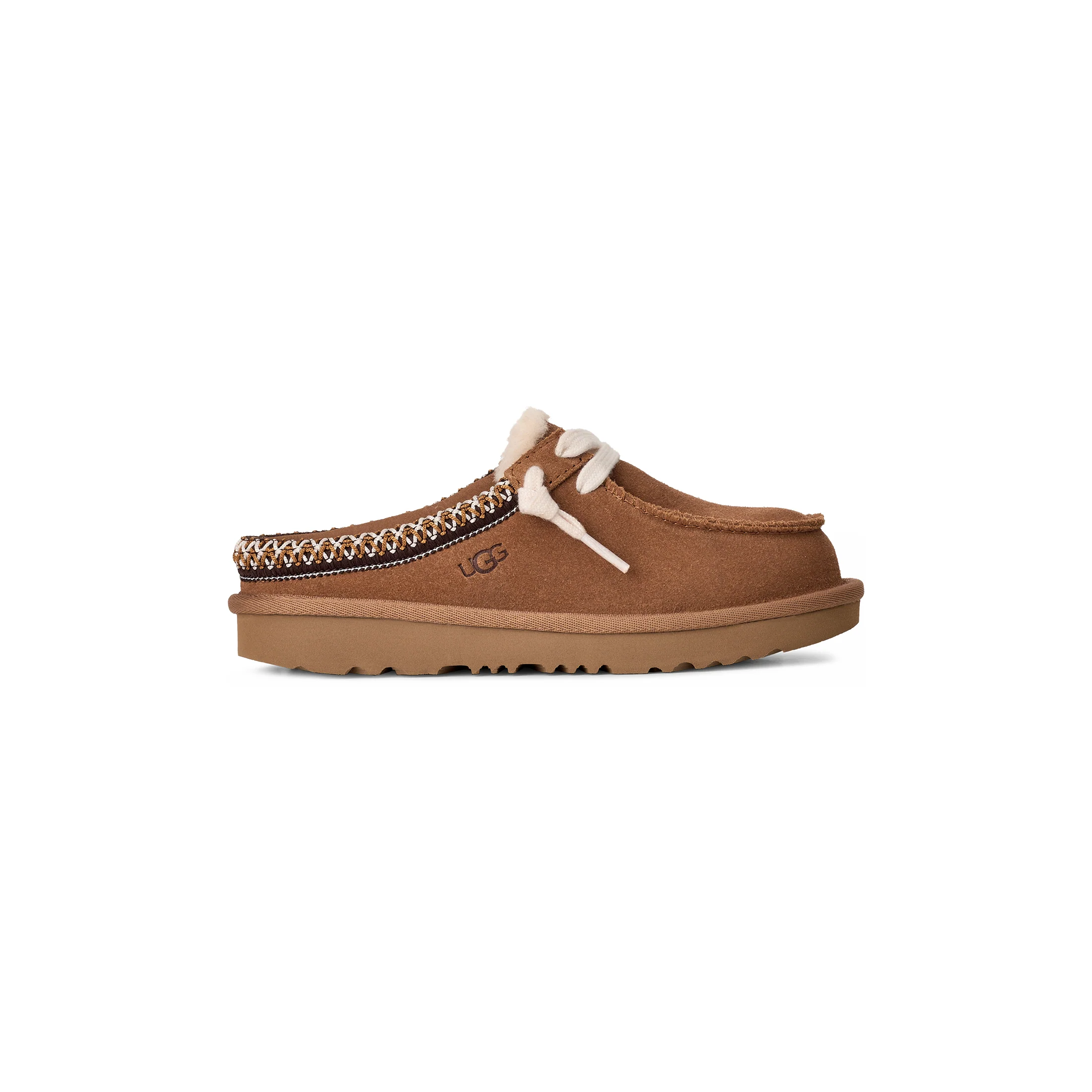 UGG Kid's Tasman Mule in Chestnut - Image 8