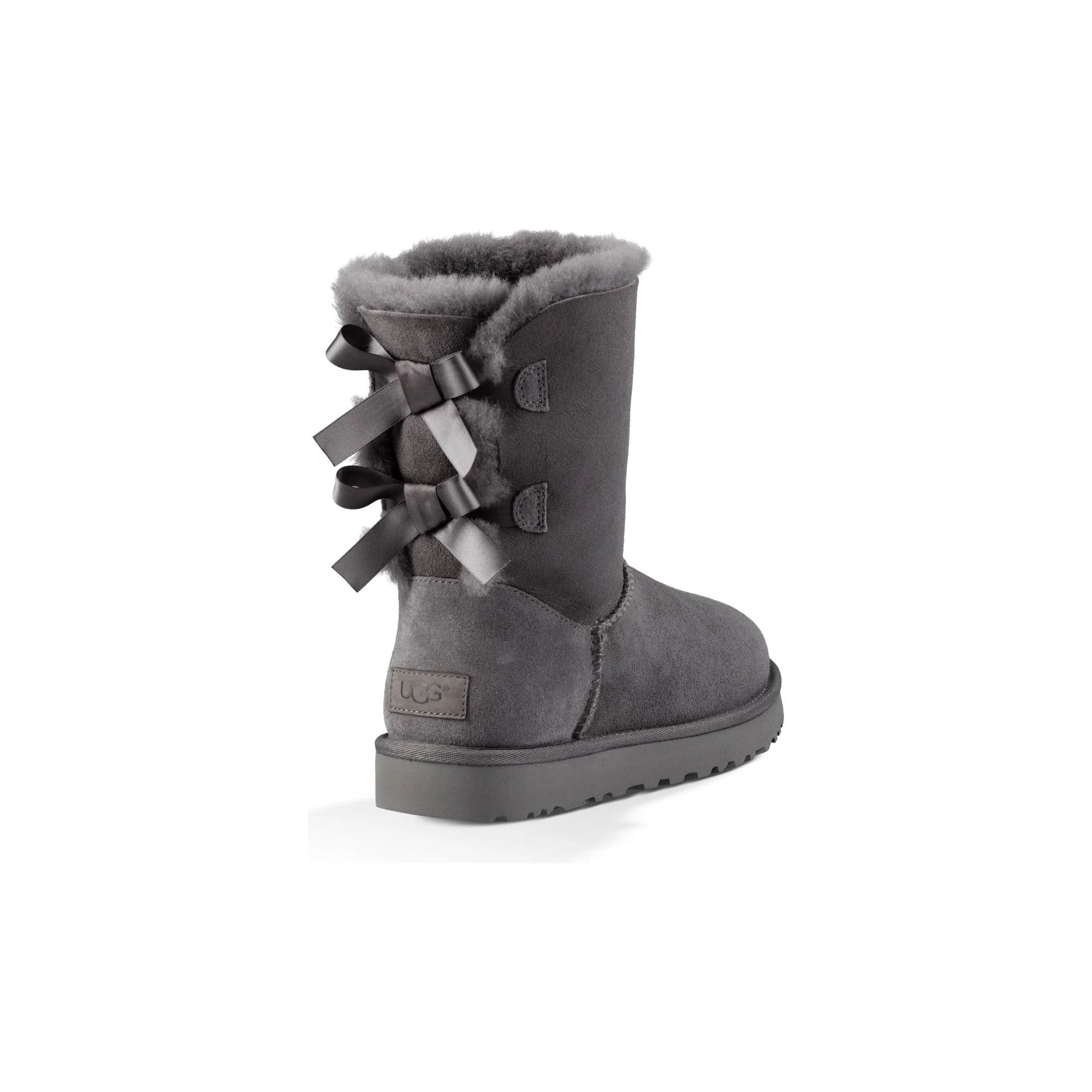 UGG Women's Bailey Bow II Boot in Grey - Image 4
