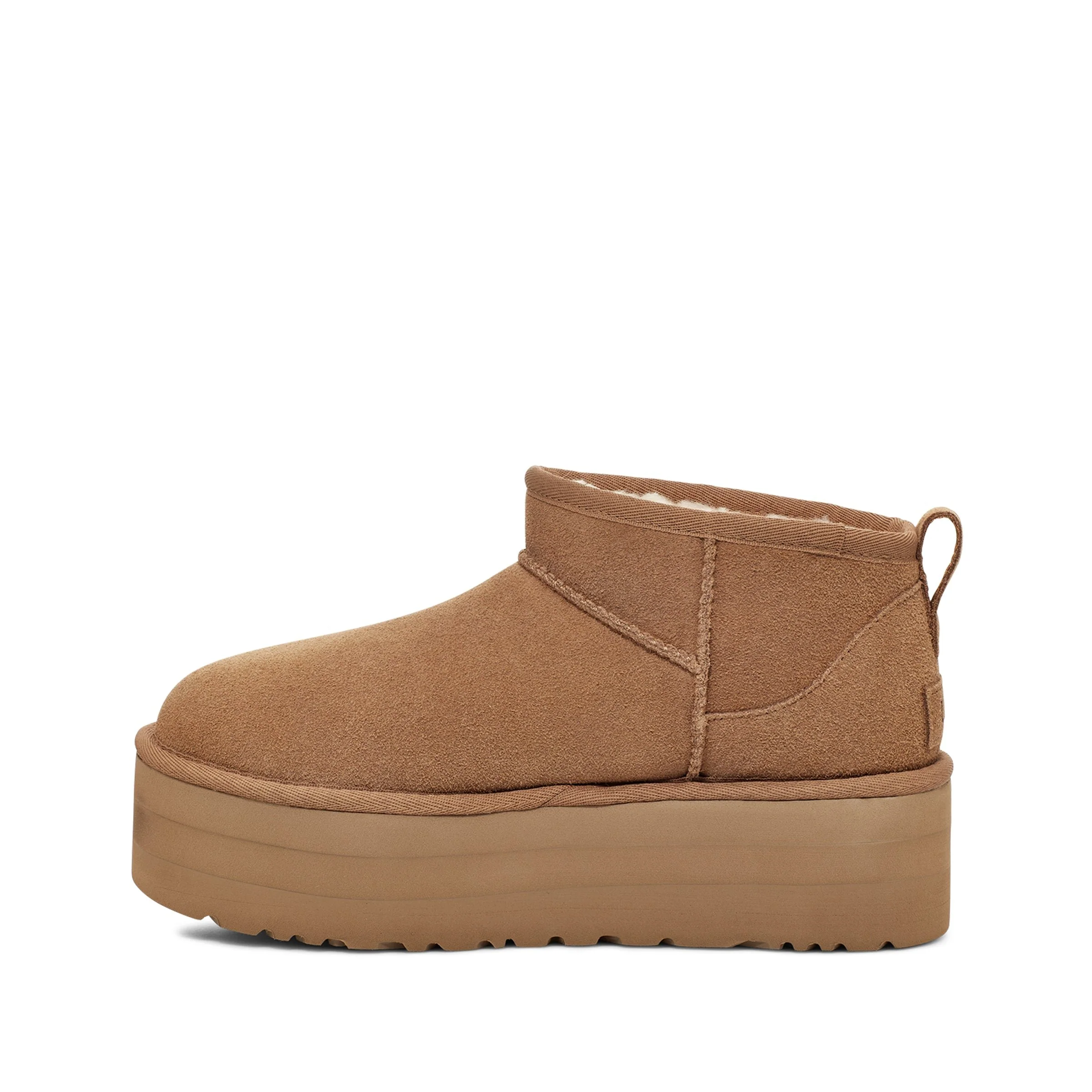 UGG Women's Classic Ultra Mini Platform in Chestnut - Image 3