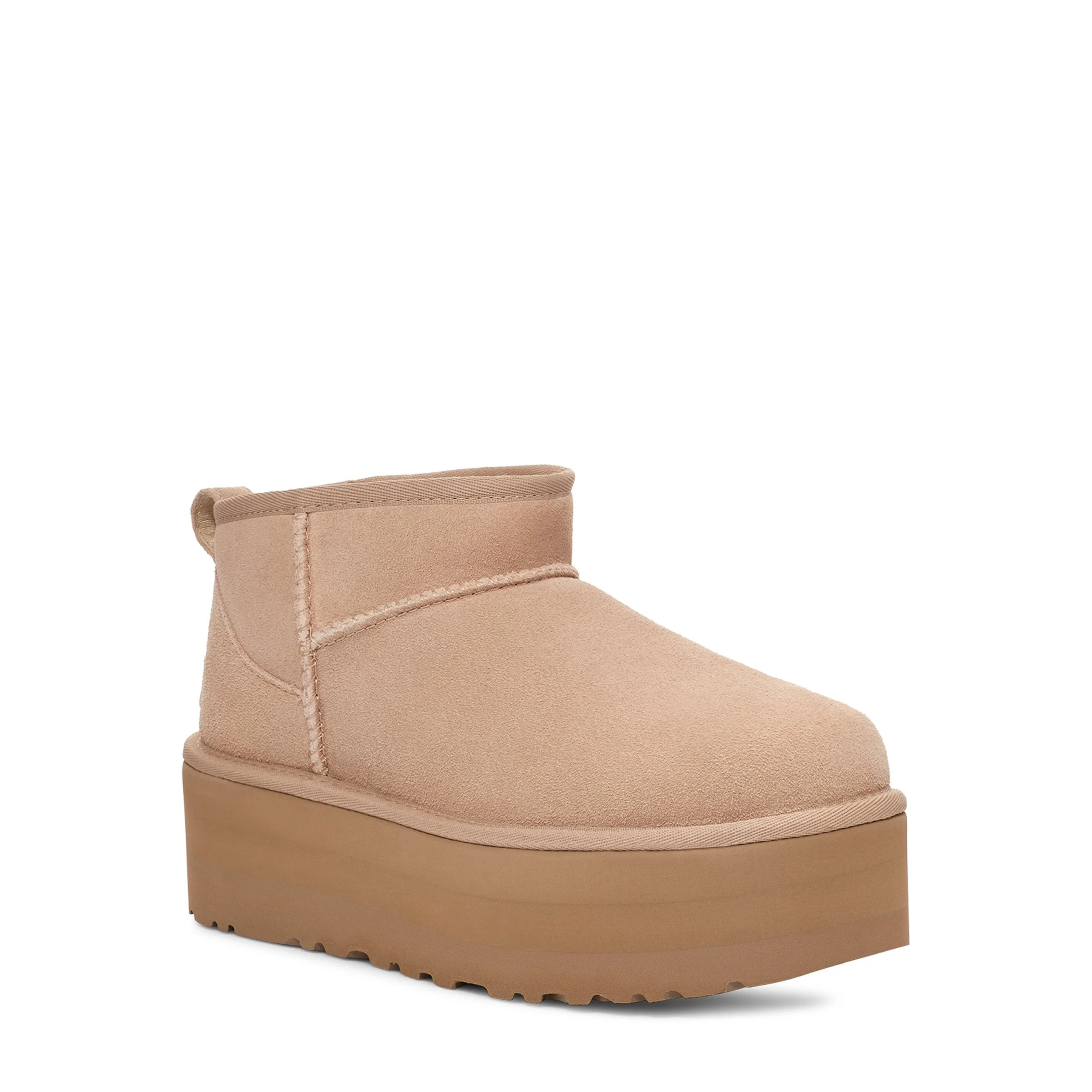 UGG Women's Classic Ultra Mini Platform in Sand - Image 3