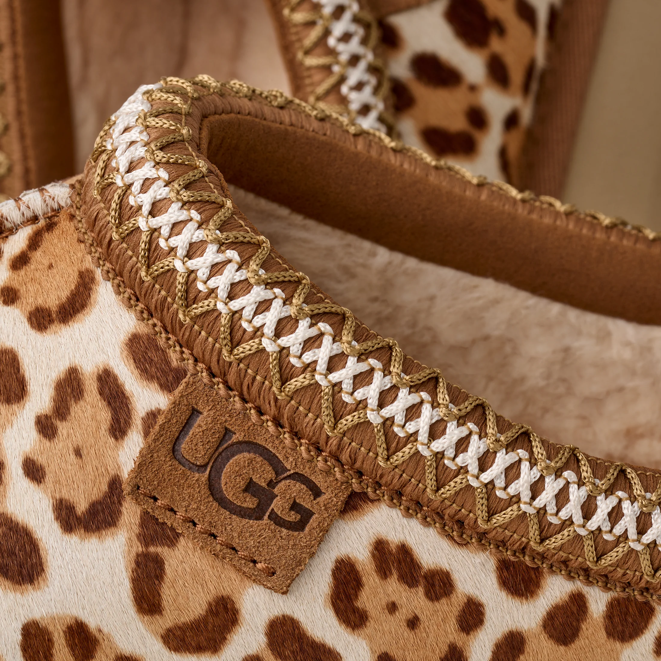 UGG Women's Tazz Plains in Felicity Leopard Jasmine - Image 5