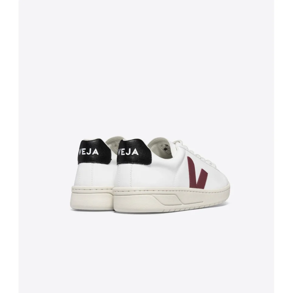 Veja Men's Urca CWL Shoe in White Marsala Black - Image 3