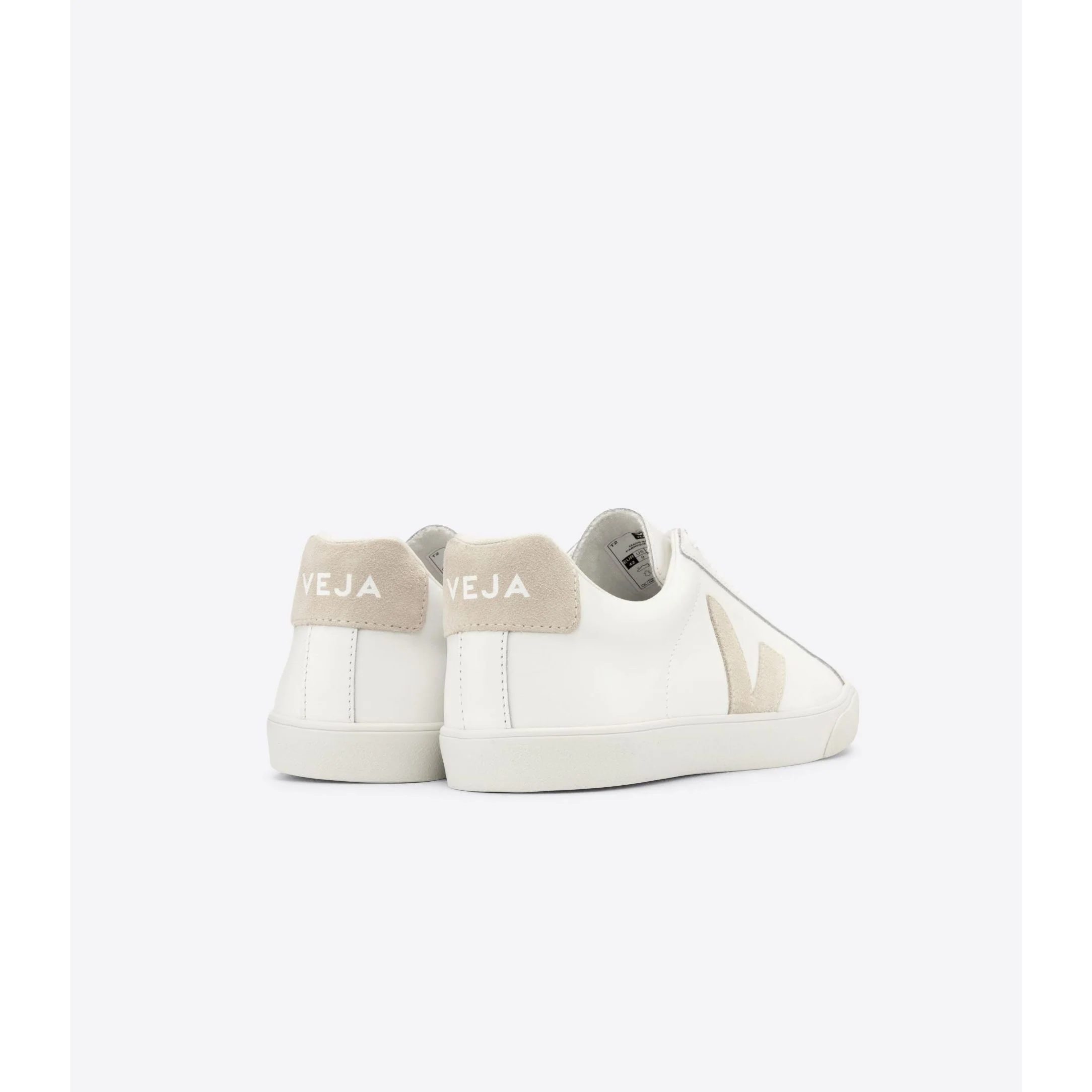 Veja Women's Esplar Leather Sneaker in White Sable - Image 3