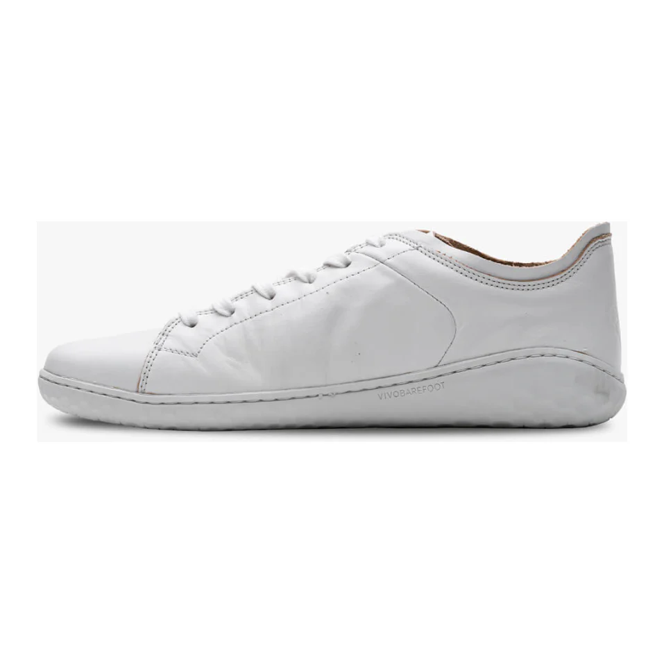 Vivobarefoot Men's Geo Court III Shoes in Bright White - Image 3