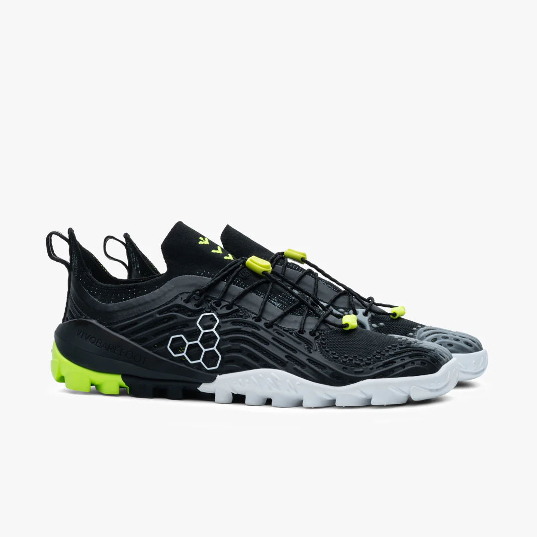 Vivobarefoot Men's Hydra ESC in Obsidian Lemon Zest - Image 5