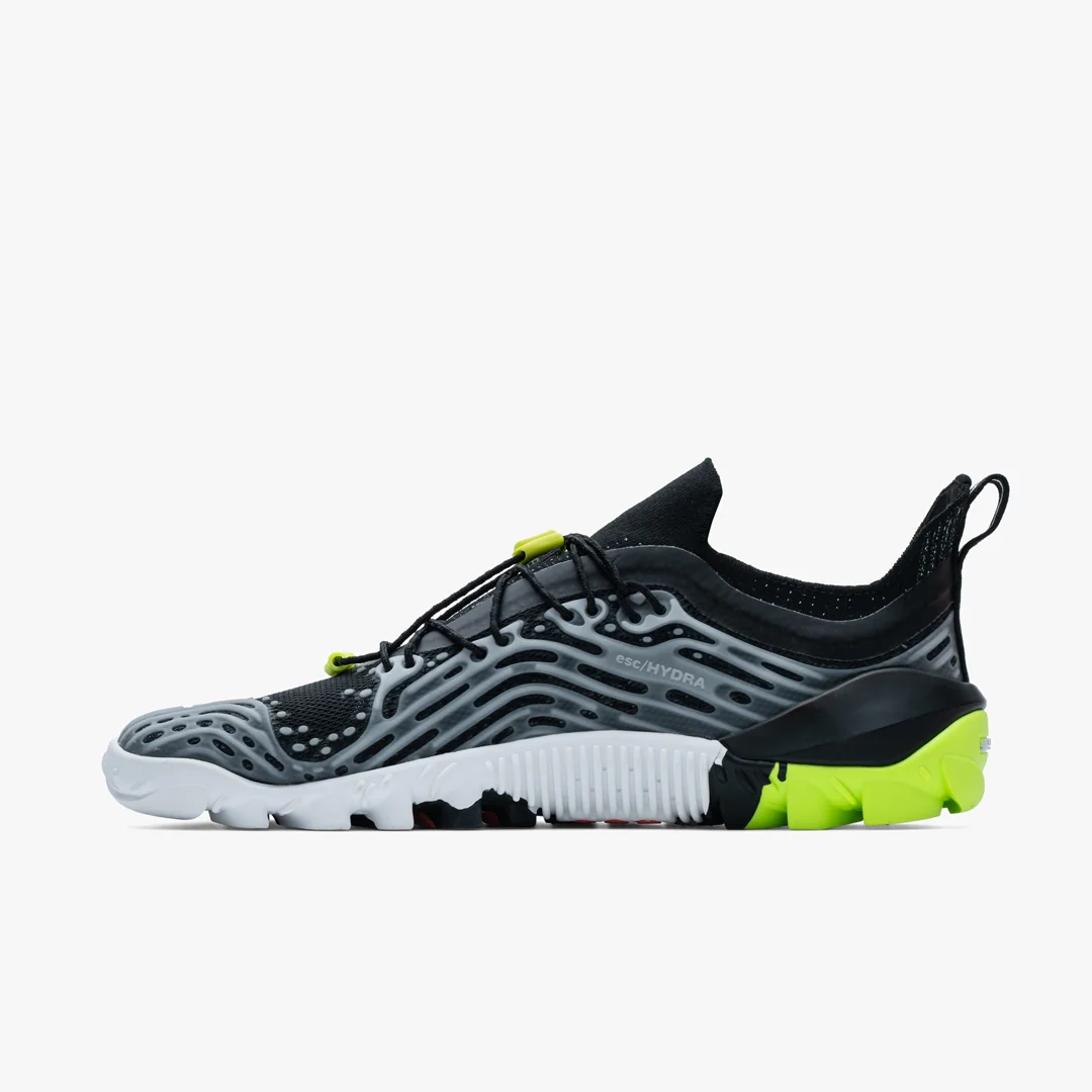 Vivobarefoot Women's Hydra Esc in Obsidian Safety Yellow - Image 3
