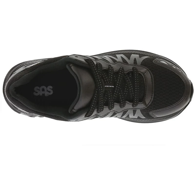 Women's Mission One-W Stability Lace Up Sneaker in Black - Image 3