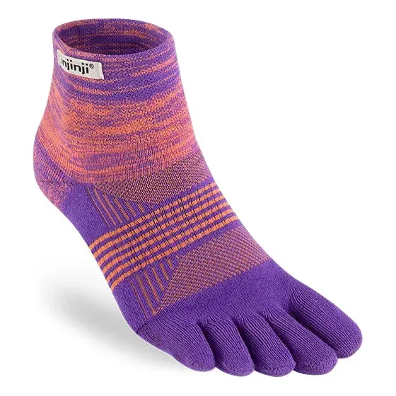 Injinji Women's Trail Midweight Mini Crew Socks in Jupiter